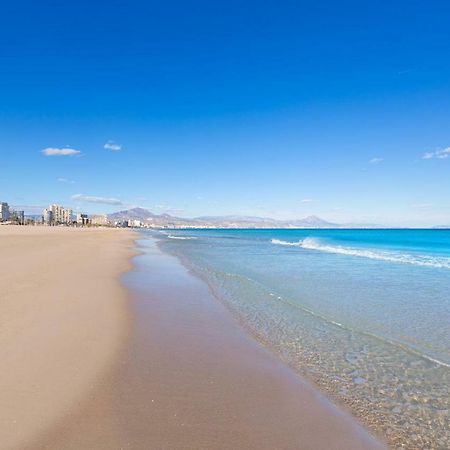 1A Linea Playa San Juan. Vistas. Piscina. Bbq. Gym Daire El Campello Dış mekan fotoğraf