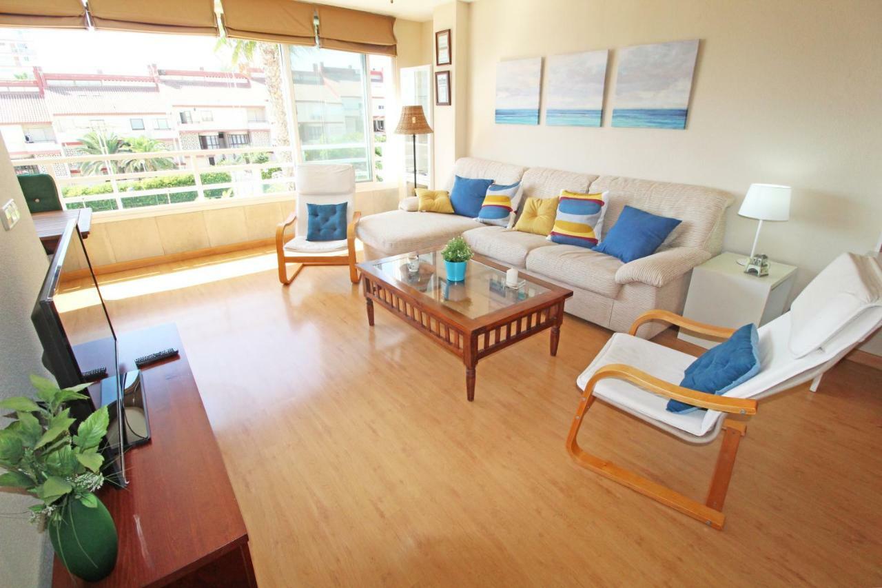 1A Linea Playa San Juan. Vistas. Piscina. Bbq. Gym Daire El Campello Dış mekan fotoğraf
