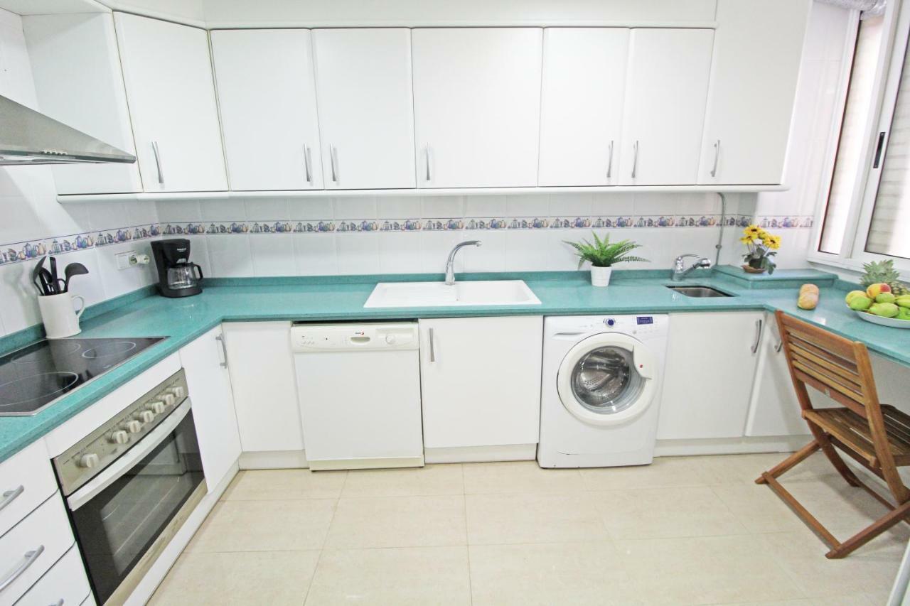 1A Linea Playa San Juan. Vistas. Piscina. Bbq. Gym Daire El Campello Dış mekan fotoğraf